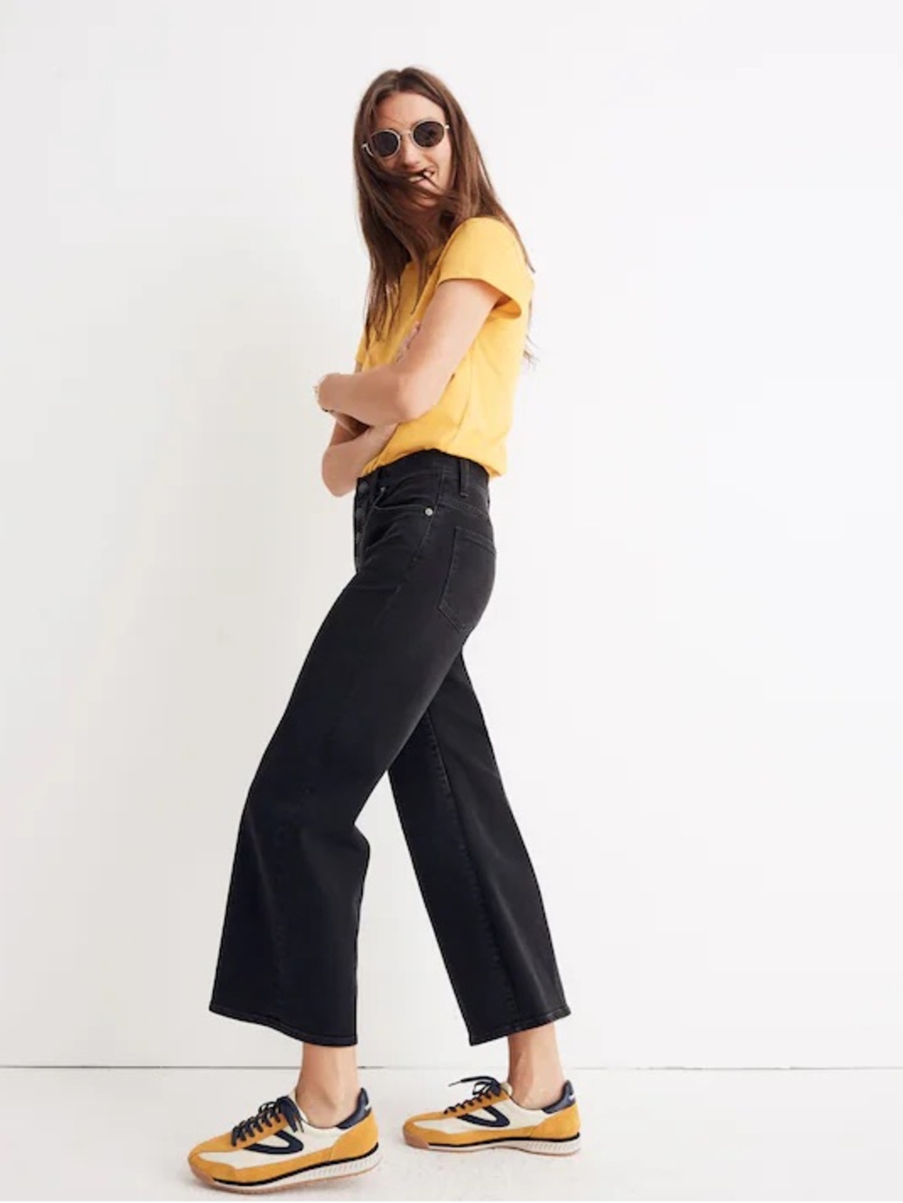Madewell Wide Leg Crop Jeans